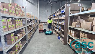 Southcott WA Warehouse Forklift Tyre Dust & Debris