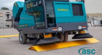 Plastic Shrink Damages a Sweeper