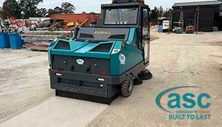 A-Civil Invests In An ASC M8 True Dust Free Sweeper