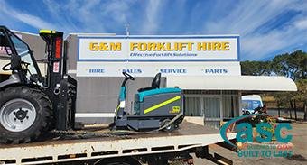 G & M Forklifts Unique Dust Issue
