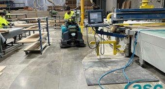 commercial floor sweeper machine