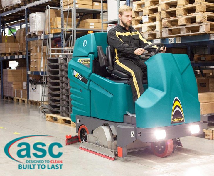 Industrial Ride-on Floor Scrubber